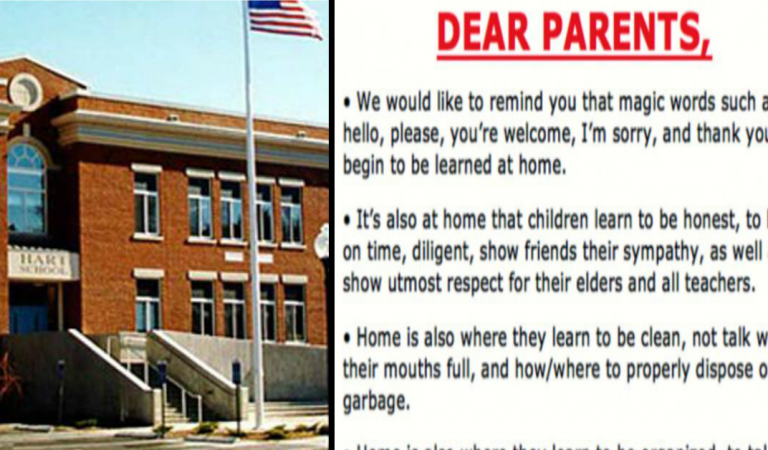 School wants parents to take responsibility – now their poster is spreading like wildfire online.