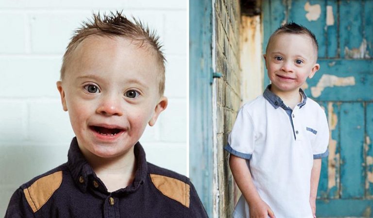 4-year-old boy with Down’s Syndrome nicknamed ‘Smiley Riley’ captures thousands of hearts, only to land modelling job